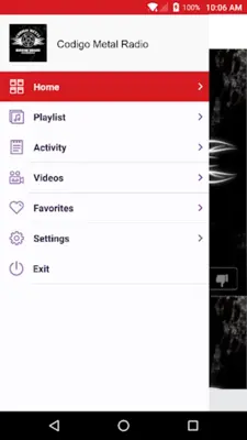 Codigo Metal Radio android App screenshot 0